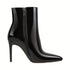 Selina Damen Stiletto-Stiefeletten mit spitzer Zehenpartie & seitlichem Reißverschluss – elegantes Kunstleder & 10 cm Absatz | Shiraki